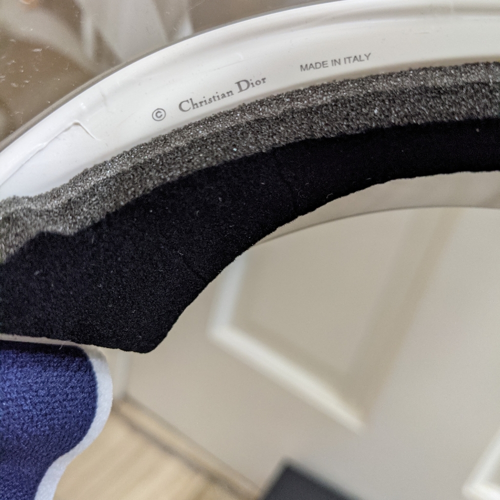 Christian Dior Navy White Trim Visor Hat - Picture 8 of 12